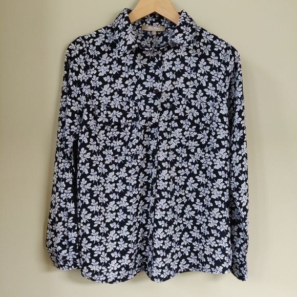 Marc Lauge Summertime Collection Floral Button-up Dress Shirt Small - Picture 2 of 10